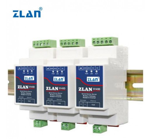 Преобразователь интерфейсов ZLAN 5143D Ethernet/RS485
