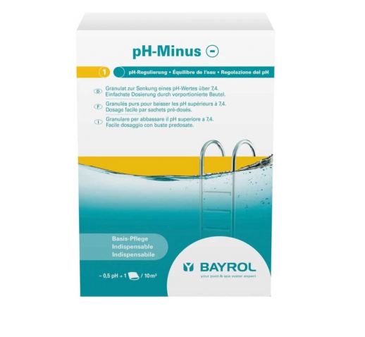 Гранулы Bayrol для снижения уровня pH в бассейне pH-Минус, 0,5 кг "Bayrol"