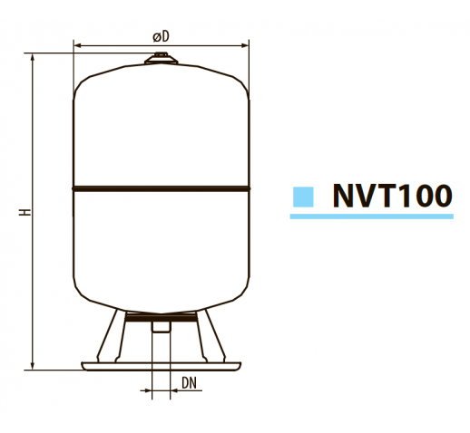 Гидроаккумулятор NVT100 "Насосы плюс оборудование"