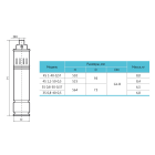 Скважинный шнековый электронасос 3S QGD 0,8-30-0,37 “rudes”