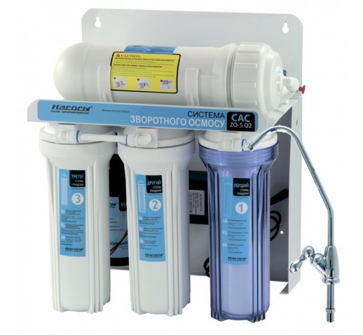 Система фильтрации воды обратного осмоса CAC-ZO-5Q2, насос “Насосы плюс оборудование”