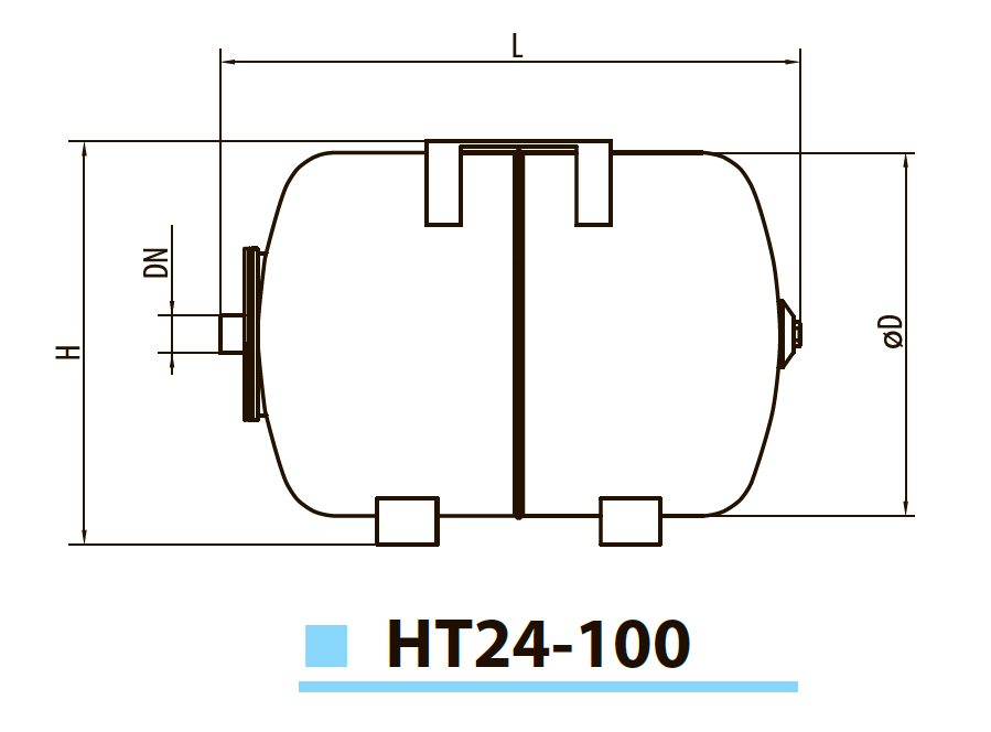 Гидроаккумулятор HT24SS "Насосы плюс оборудование"